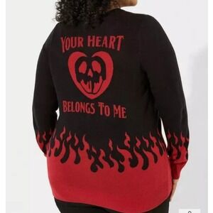 Torrid Disney Villains Cardigan Sweater 1x NEW